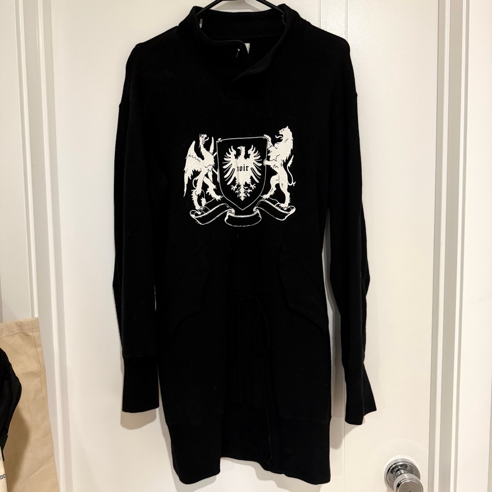 Noir Kei Ninomiya Black sweatshirt dress